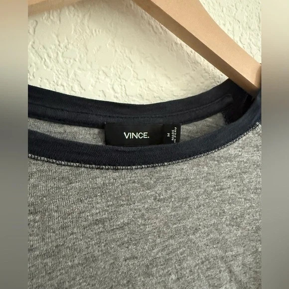 Vince // Cotton Baseball Long Sleeve - Picture 3 of 4